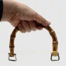 Bamboo Handbag Handle, Round