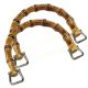 Bamboo Handbag Handle, Round