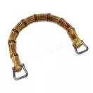 Bamboo Handbag Handle, Round