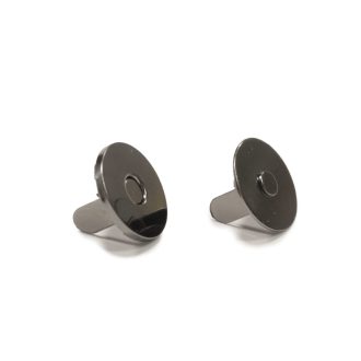 Flat Magnetic Lock, Gun Metal, 18 mm