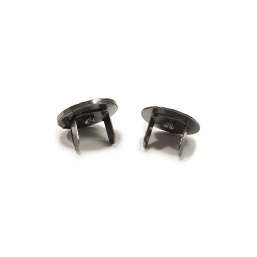 Flat Magnetic Lock, Gun Metal, 18 mm