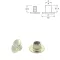Chicago Screw 10x4 mm, Nickel