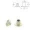 Chicago Screw 10x5 mm, Nickel