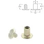 Chicago Screw 10x8 mm, Nickel