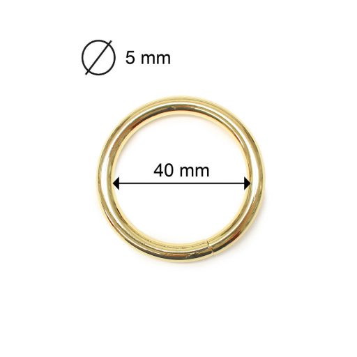 Iron Ring, Gold, 40 mm x 5 mm