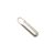 Oval Zipper Pull, Nickel, 30 mm