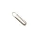 Oval Zipper Pull, Nickel,  30 mm