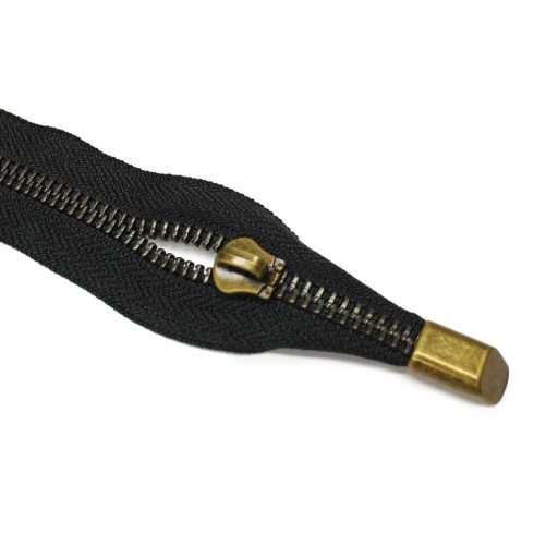 Zipper Slider, Antique Brass Colour, for Metal Zipper Size #5