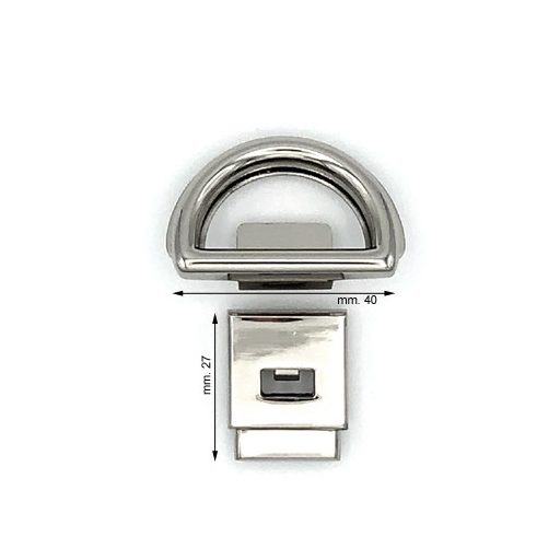 Half circle bag lock