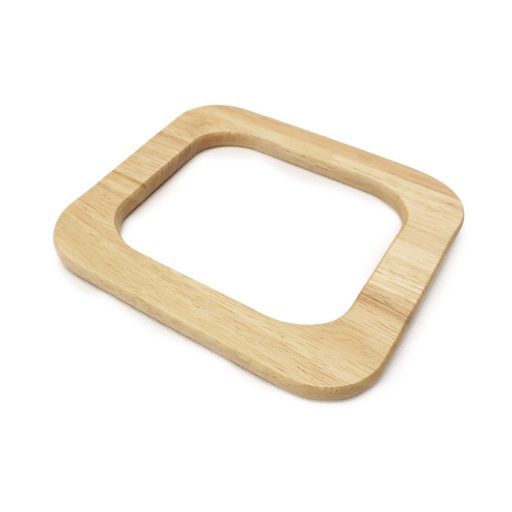 Wooden Handbag Handle, Square Shaped