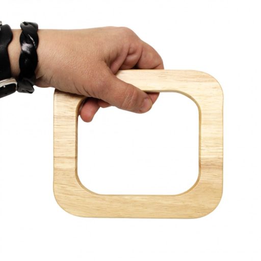 Wooden Handbag Handle, Square Shaped