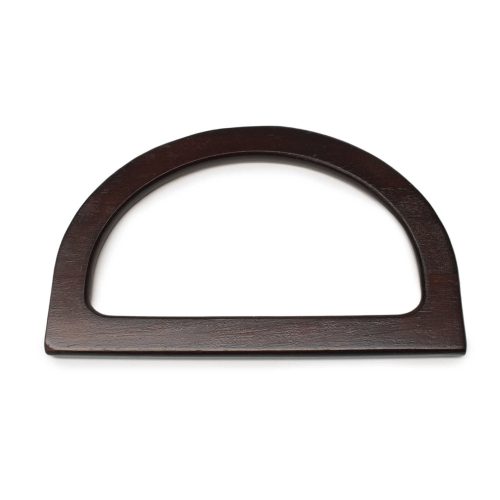 Wooden Handbag Handle, Round, 16 cm