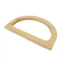 Wooden Handbag Handle, Round, 16 cm