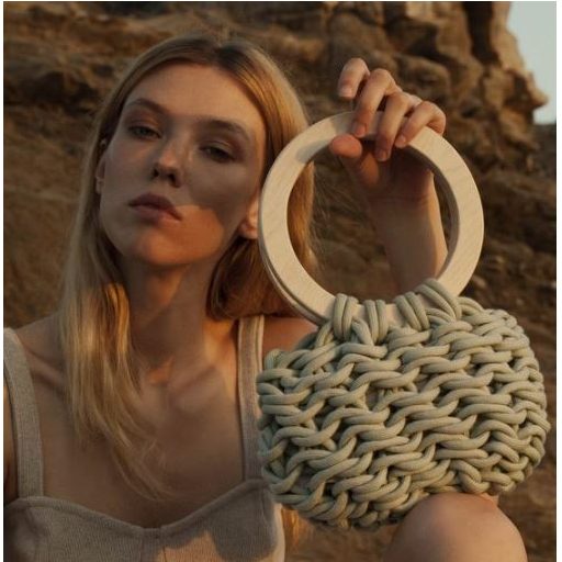 Wooden Handbag handle Circle