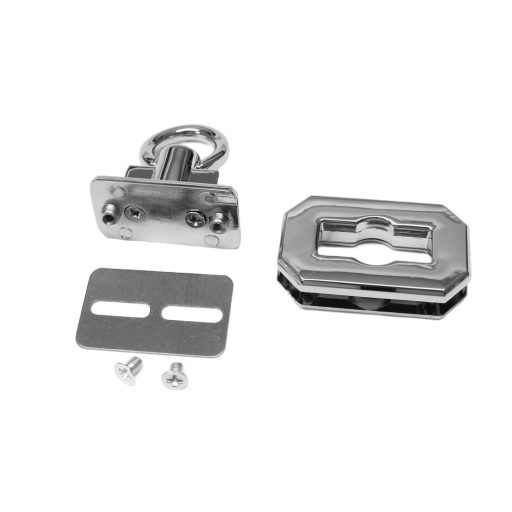 Lecsapós táska zár, 35x20 mm, nikkel