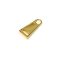 Zipper Pull,Gold, 34 mm Long