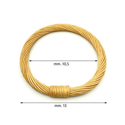 Bamboo Handbag Handle, Round