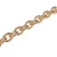 Lightweight Aluminum Chain – Round Links, Gold 