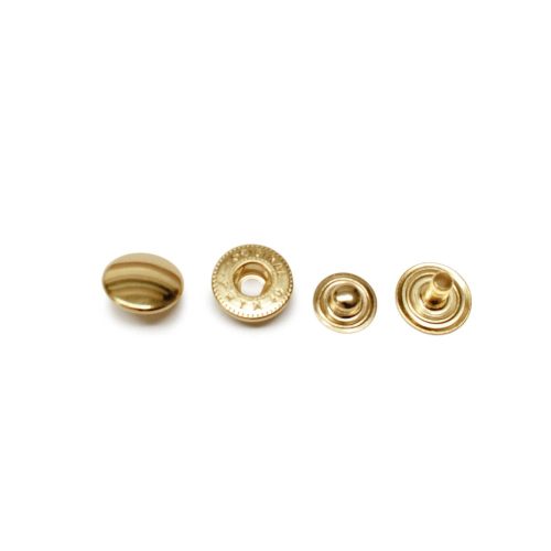 Gold Press Stud, 12.5 mm