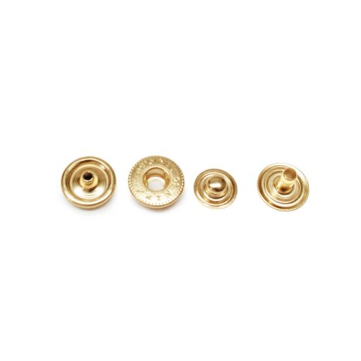Gold Press Stud, 12.5 mm
