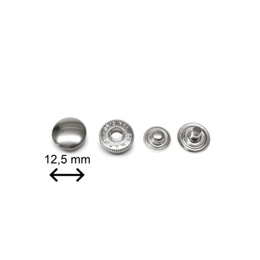 Gold Press Stud, 12.5 mm
