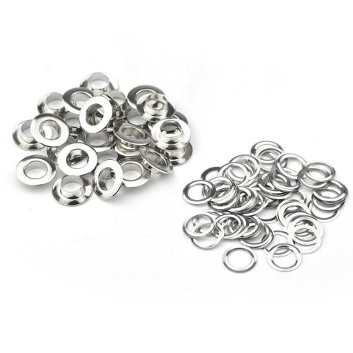 Eyelet, Nickel, 8 mm