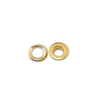 Eyelet, Gold, 10 mm