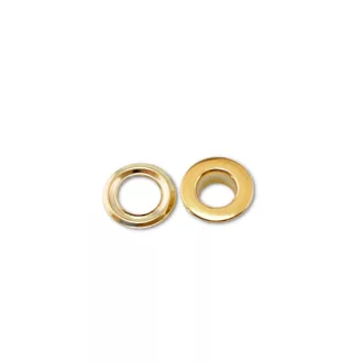 Eyelet, Gold, 10 mm