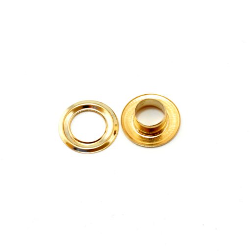 Eyelet, Gold, 10 mm