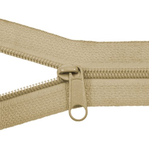 Beige zipper slider for RT10 plastic zippers