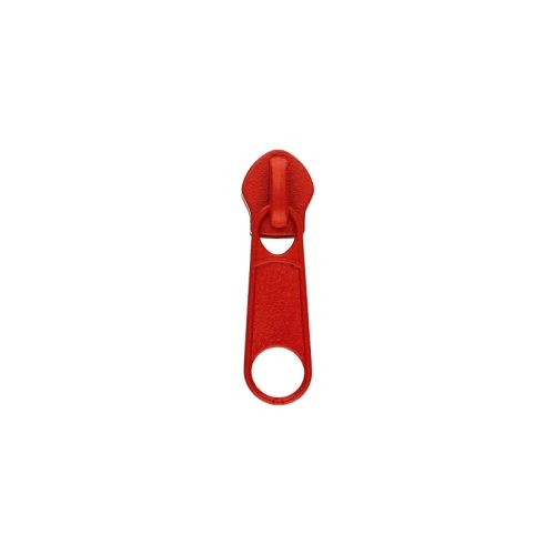 Red zipper slider for RT10 plastic zippers