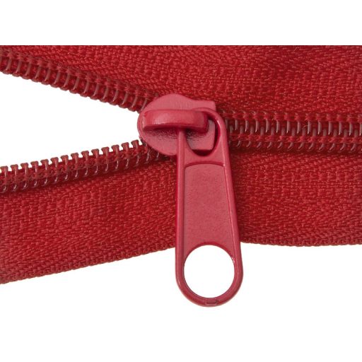 Red zipper slider for RT10 plastic zippers