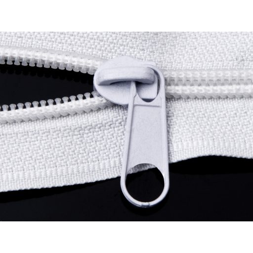 White zipper slider for RT10 plastic zippers
