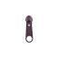 Burgundy zipper slider for RT10 plastic zippers