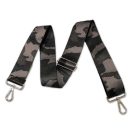Grey-Black military patterned Woven Webbing, 50 mm