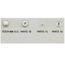 Gold Press Stud, 10.5 mm