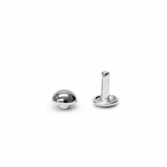 Domed Shaped Headed Rivet, 7 mm , Nickel