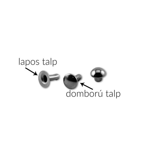 Domed Shaped Headed Rivet, 7 mm , Nickel