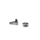 Double Headed Rivet, Nickel, 11 x 16 mm