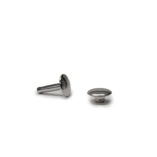 Double Headed Rivet, Nickel, 11 x 16 mm