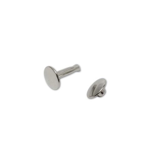 Double Headed Rivet, Nickel, 11 x 16 mm