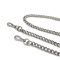 Handbag Chain Nickel,  with Carabiners, 120 cm