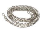 Handbag Chain Nickel,  with Carabiners, 120 cm