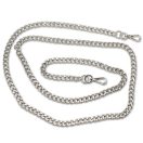Handbag Chain Nickel,  with Carabiners, 120 cm