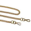 Bag Chain Nickel,  with Carabiners, 120 cm