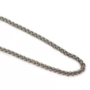 Bag Chain Nickel,  with Carabiners, 120 cm, Snake Chain