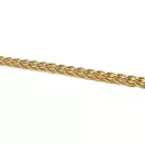 Bag Chain gold,  with Carabiners, 120 cm, Snake Chain