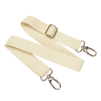 Detachable Polypropylene bag strap, beige, 3 cm wide