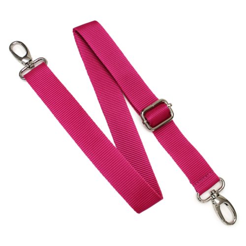 Detachable Polypropylene bag strap, pink, 3 cm wide