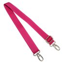 Detachable Polypropylene bag strap, pink, 3 cm wide